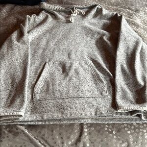 Women’s  Gray Sweater with Front Pocket